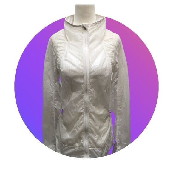 lululemon Shear Layered Jacket with Lace Underlay EUC - Picture 1 of 13